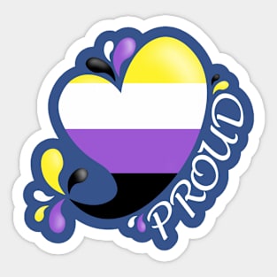 Proud to be Nonbinary Sticker